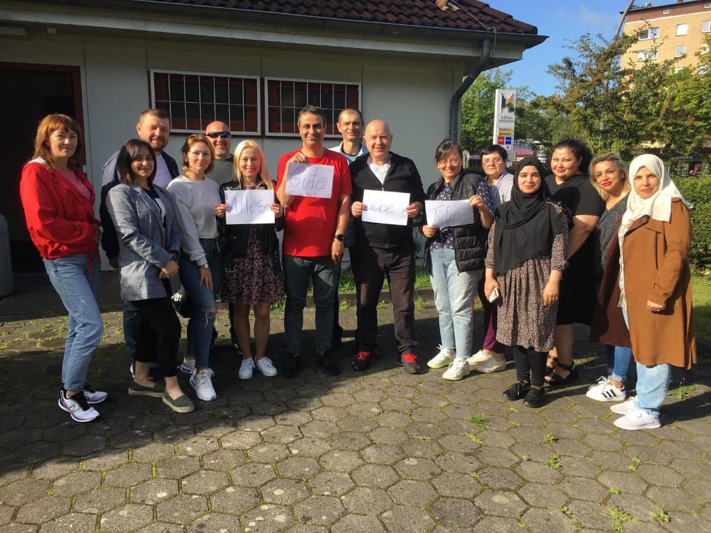 TGH Kursgruppe gemeinsam draußen